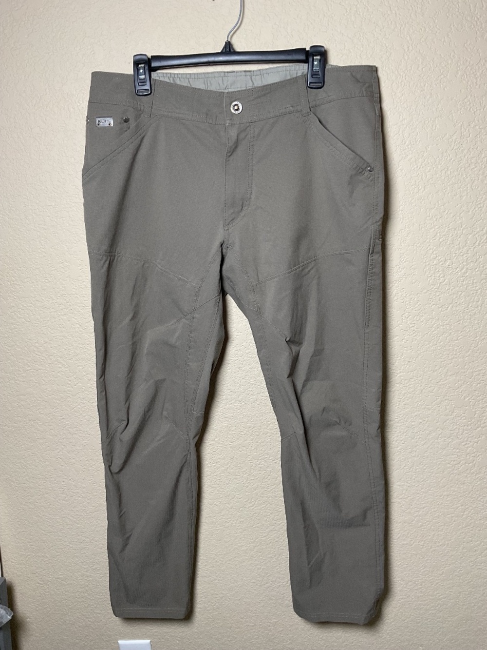 KUHL Mens 36X30 Silencr Soft Shell Pants Outdoors Lightweight Hiking Casual